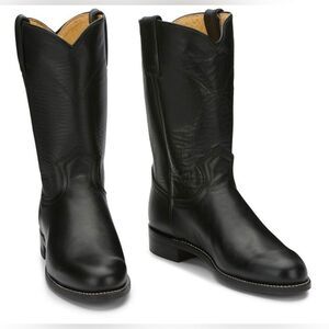 Justin Cora 10” Leather Roper Westetn Cowboy Boots
